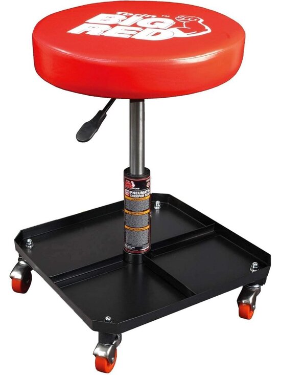 Other - TR6350 Rolling Pneumatic Creeper Garage/Shop Seat: Padded Adjustable Mechanic St